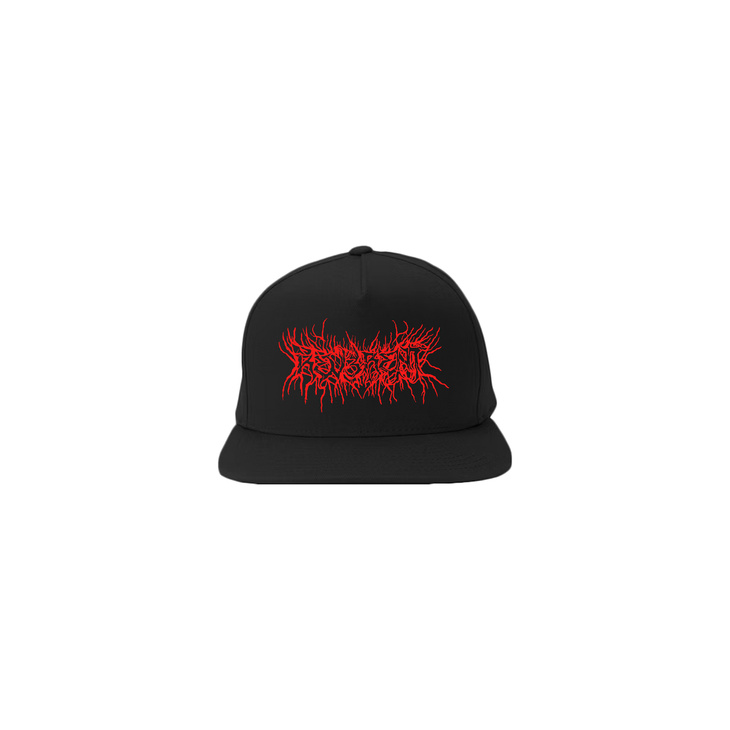 Embroidered Red Logo Snapback